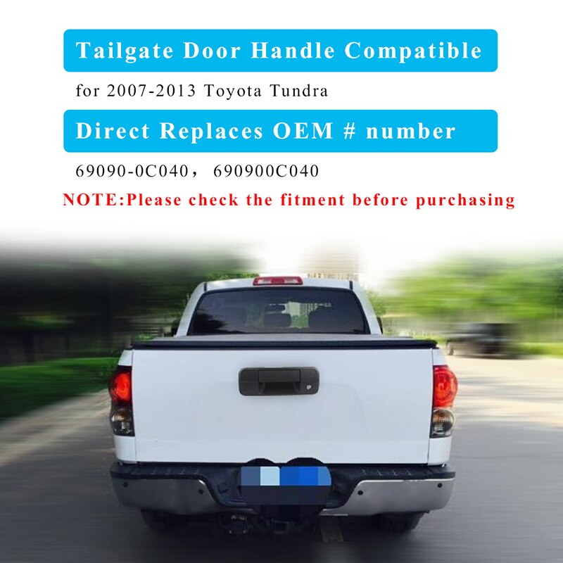 690900C040 For Toyota Tundra 2007 Tailgate Handle Liftgate Latch with