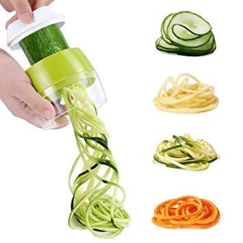 Handheld Spaghetti Plantaardige Spiralizer Fruit Rasp Spiral Slicer Groente Salade Cutter Wortel Komkommer Rasp Spaghetti Maker