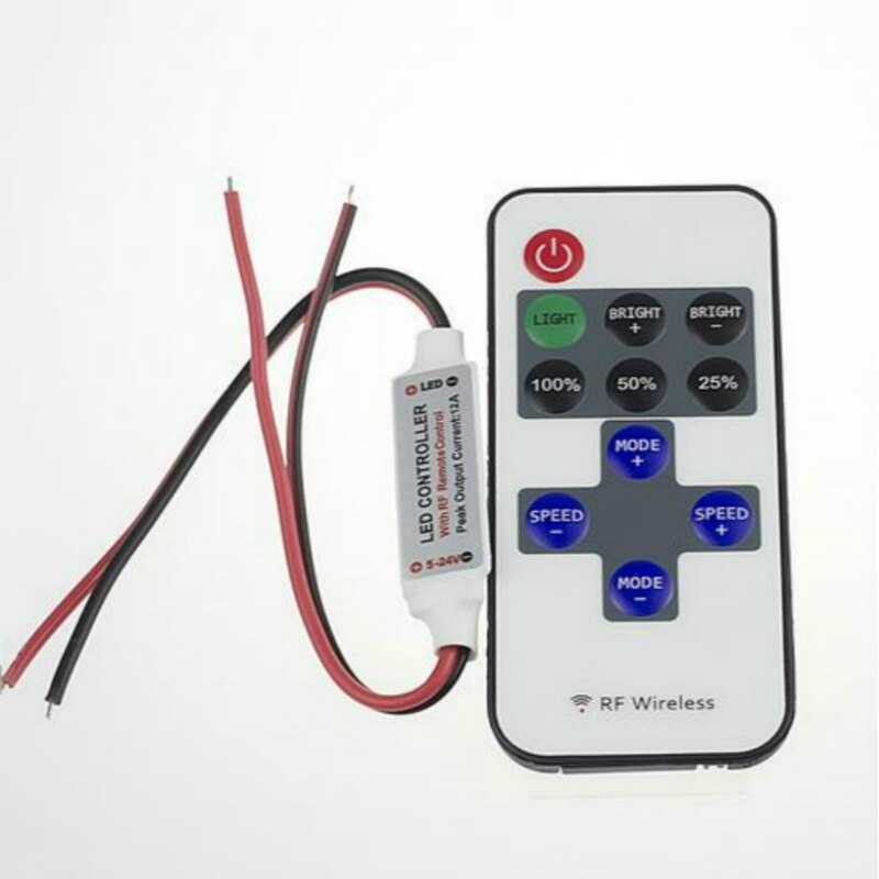 12 v RF Wireless Remote Switch Controller Dimmer 10-niveau Dimmer Voor Mini LED Strip Licht