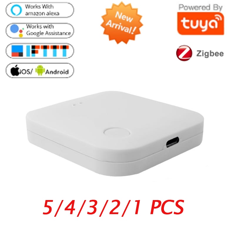 Tuya Smart Zigbee Gateway Hub Wifi Smart Home Bridge Smart Life Wireless Remote Voice Controller Work With Alexa Google Home