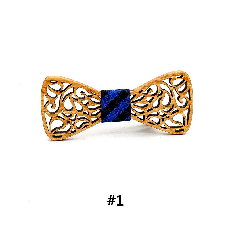 Kinderen jongens houten strikken voor kinderen strikken vlinder stropdas hout mooie bruiloft feest stropdassen gravata borboleta: 1