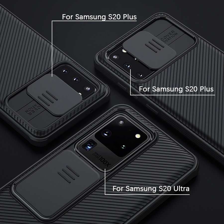 Voor Samsung Galaxy S20/S20 Plus /S20 Ultra A51 A71 Telefoon Case, nillkin Camera Bescherming Slide Bescherm Cover Lens Bescherming Case