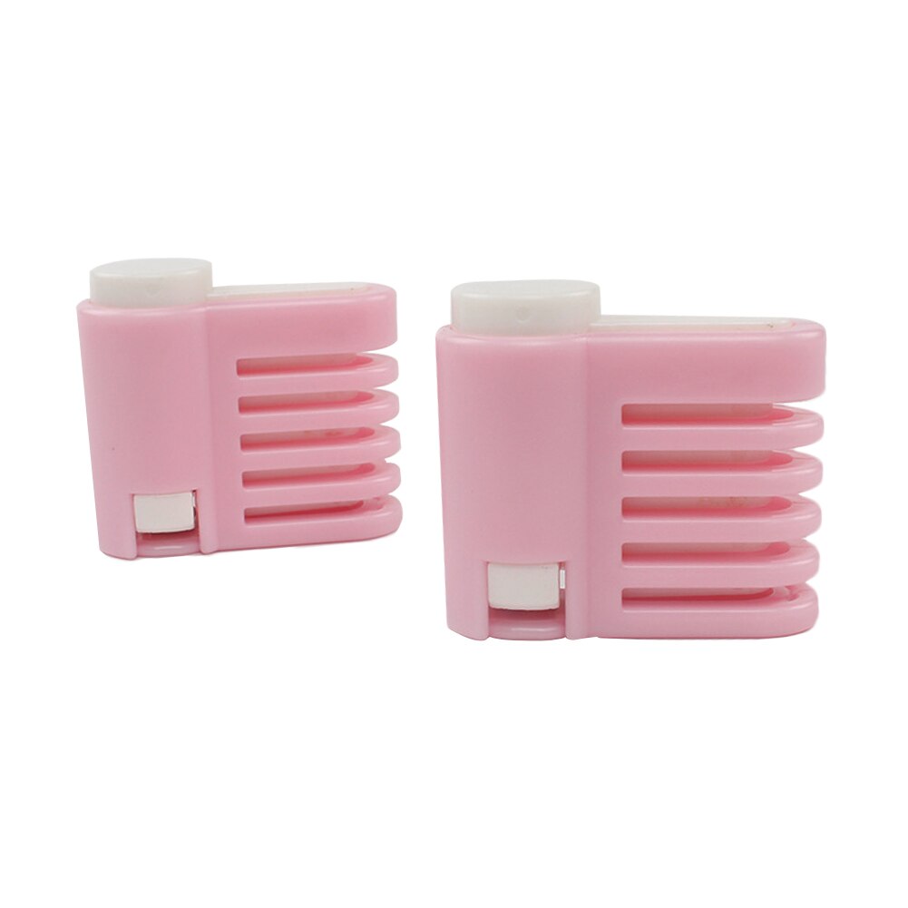 2Pcs/Set Bread Slicer Kit 5-Height Toast Cutter Serrated Blade Handle for Homemade Bread (Blade Not Included): pink