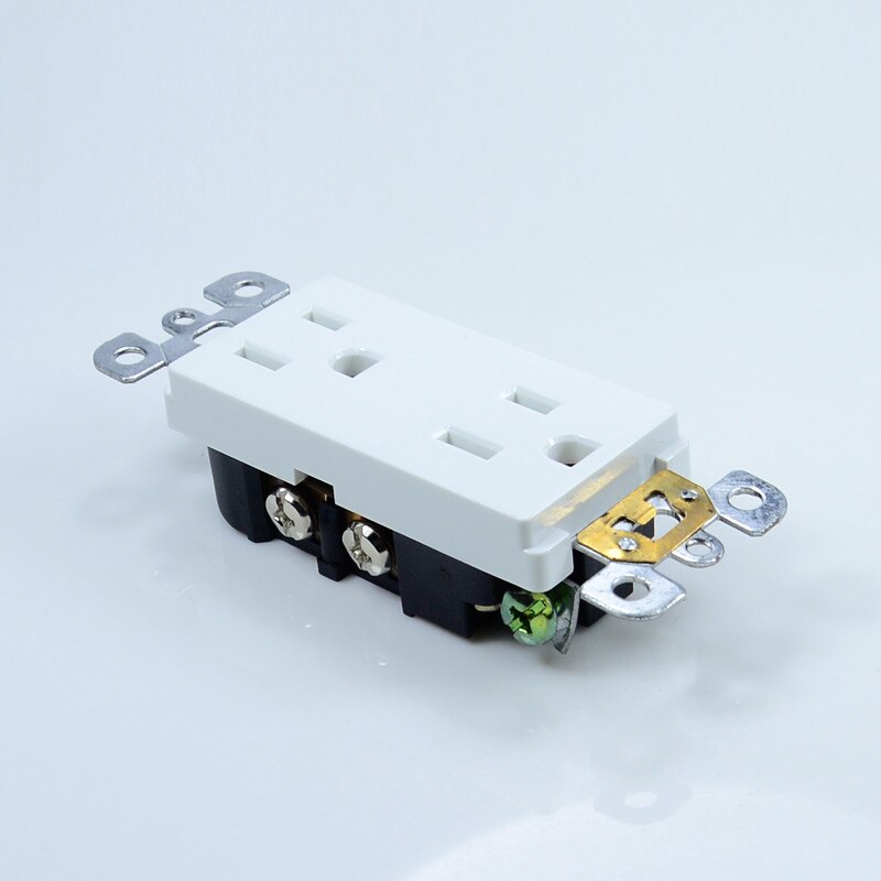 5 Pieces 125V North America 15A American Standard wall power outlet beauty UL certification regulations double socket UL15A