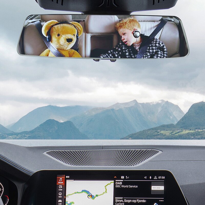 Anti-deslumbramiento espejo retrovisor del coche bebé espejo retrovisor ángulo panorámica 3000R amplia visión accesorios de Interior de coche