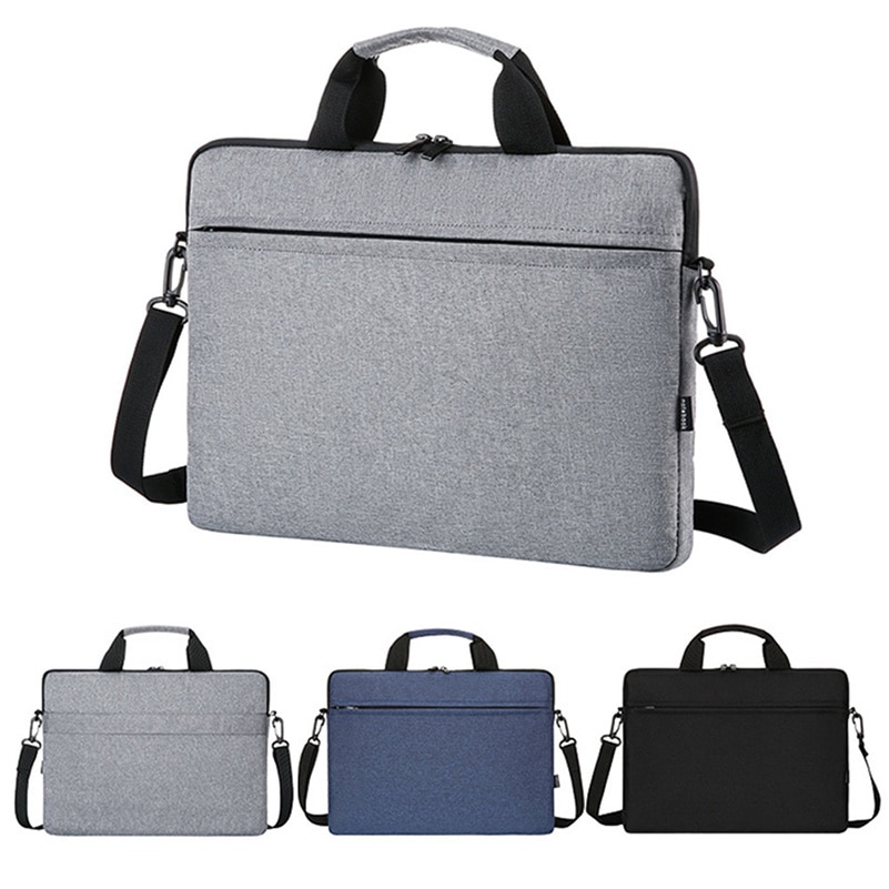 Laptop Bag 15 Inch Notebook Handbag Light Portable Computer Document Briefcase Bag For Men Women Document Organizer Storage Bag