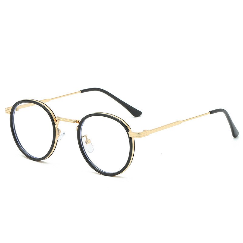 Retro Round Glasses Frame Women Eyeglasses Compute... – Vicedeal