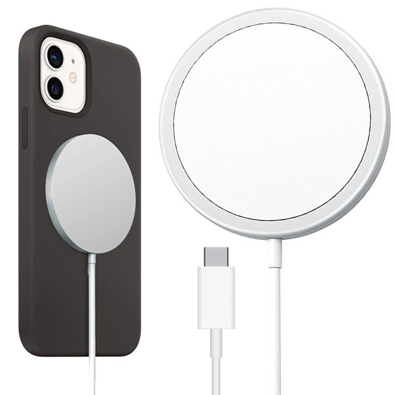 Magnetic Phone Stand Holder for iPhone 12 Series - Wireless Charging Desk Mount - 15W Fast Charging: 15W Magsafe Charger
