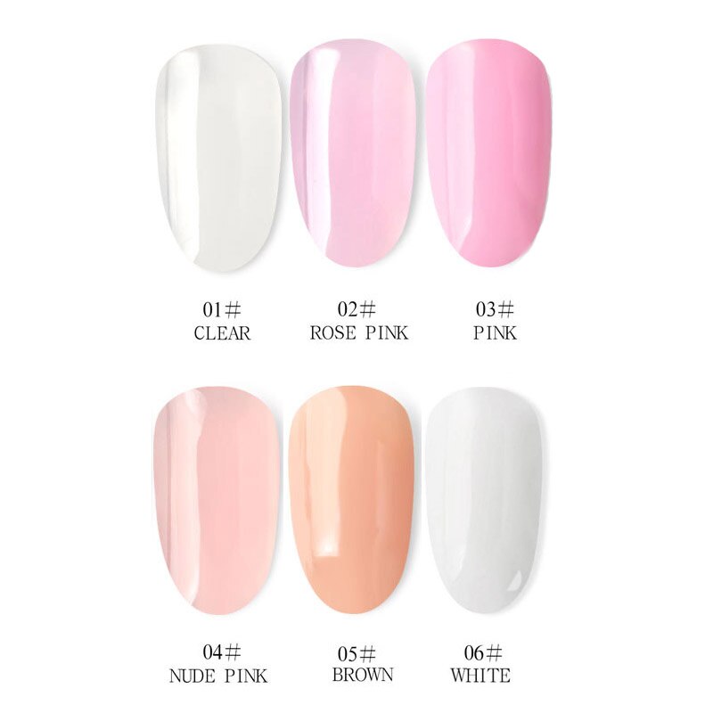UV LED Nagel Lampe Poly Nagel Gel Erweiterung Nagel einstellen 30ML Poly Nagel Gel UV Nagel Gel Baumeister Manikübetreffend einstellen Salon Nagel Trockner Nagel Bausatz