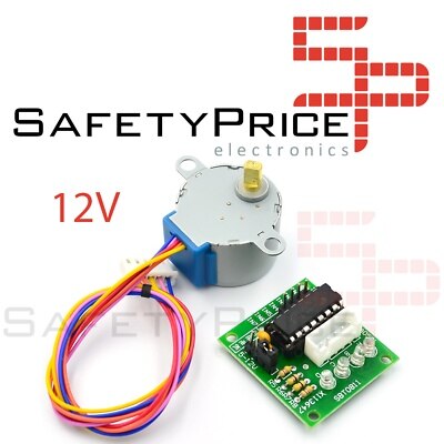 12v Motor paso a paso 4 fases + Driver ULN2003 28BYJ-48 12v placa stepper