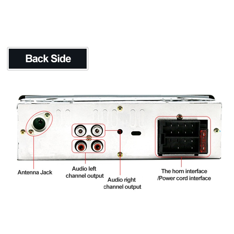 Kebidu 1 din autoradio met  mp3 spelers, 12v autoradio's, led-digitaal display, ingebouwd bluetooth fm-radio's,  mp3 spelers, ondersteuning voor usb, sd en aux