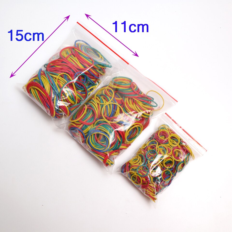 Color Elastic Rubber Band 13-38mm For School Office Home Industrial Rubber Band Stationery Packaging Tape