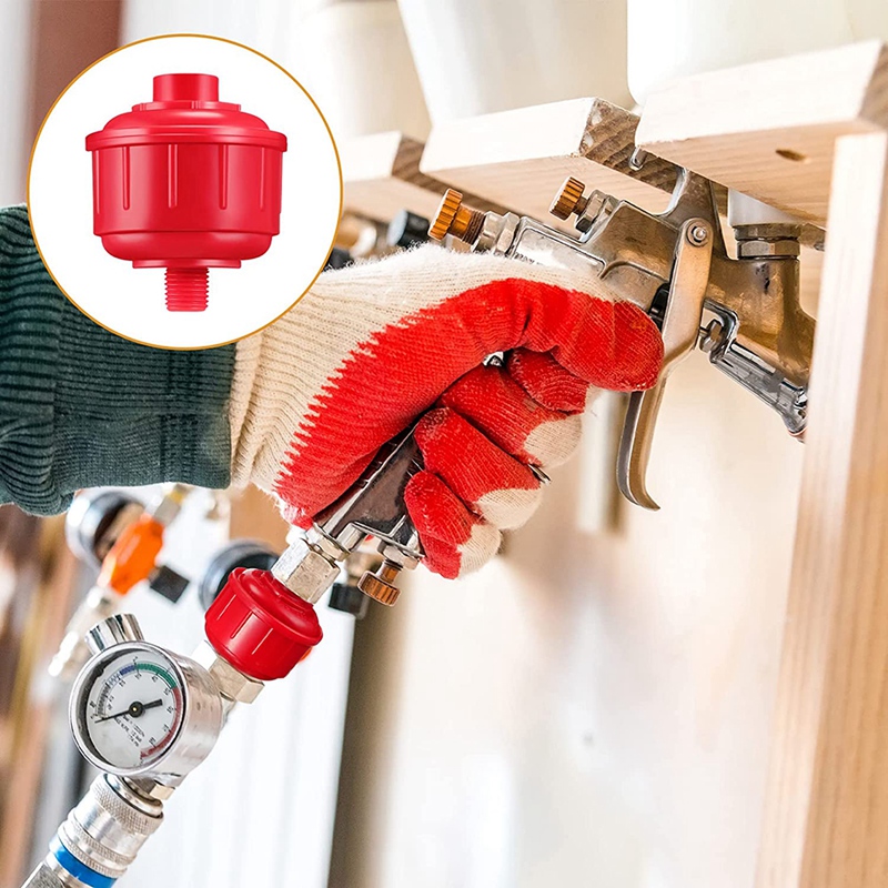 Disposable Mini Air And Water Filters Disposable Spray Filter Whirlwind Air Line Filter High Flow Filters 1/ 4 Inch