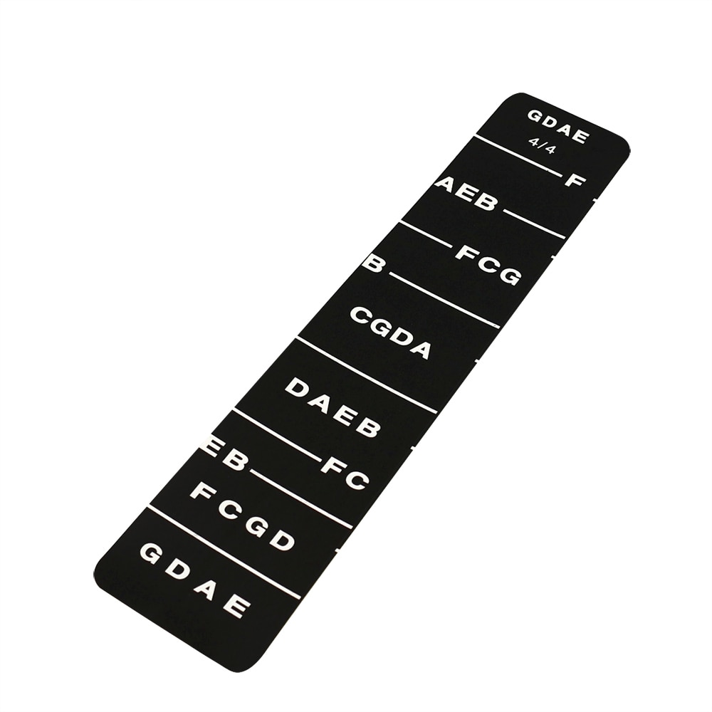 1pcs Fretboard Fingerboard Fret Finger Chart Guide Label Sticker Poster for Full 4/4 Size Violin Fiddle