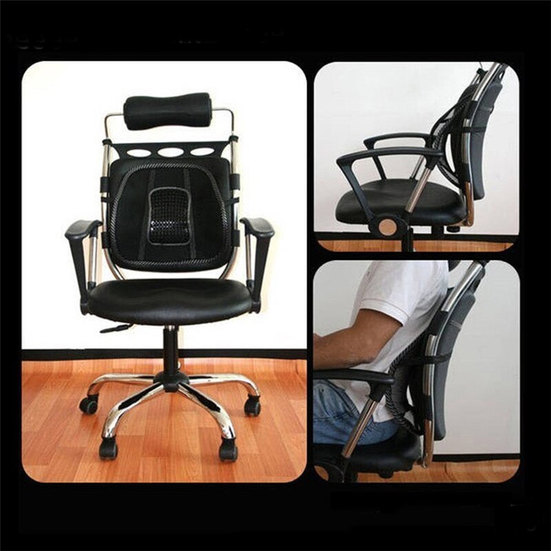 Car massage lumbar support office Universal Car Back Support Chair Lumbar Support Waist for Car Office Home