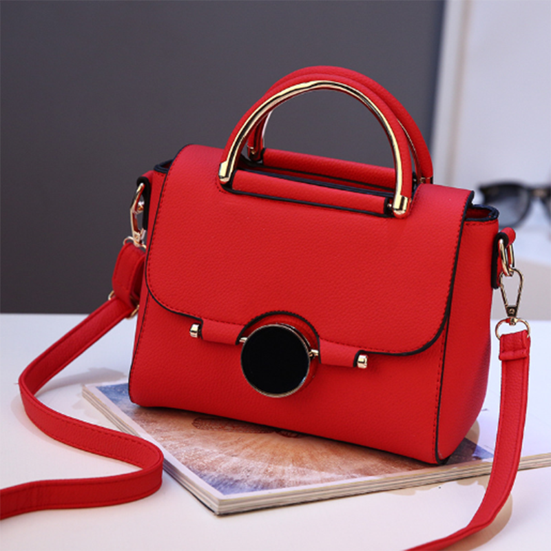Charme chique schoudertas veelzijdige messenger bag buitengewone edele handtas: Rood