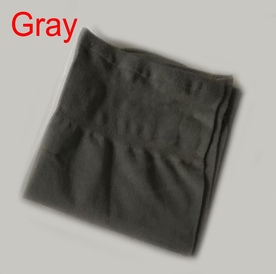 Girls Super Thin Silk Knee-high Socks School JK Style Black White Color Legwear Leggings: Gray