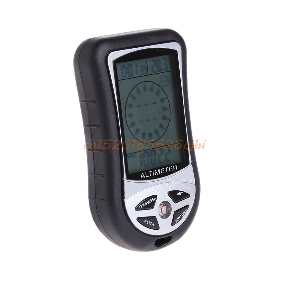 Digital Compass Barometer Altimeter Thermo Temperature Clock Calendar 8 in 1 LCD #H030#
