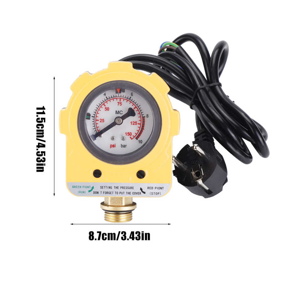 220V 10Bar Automatic Water Pump Pressure Controller Electronic Adjustable Switch