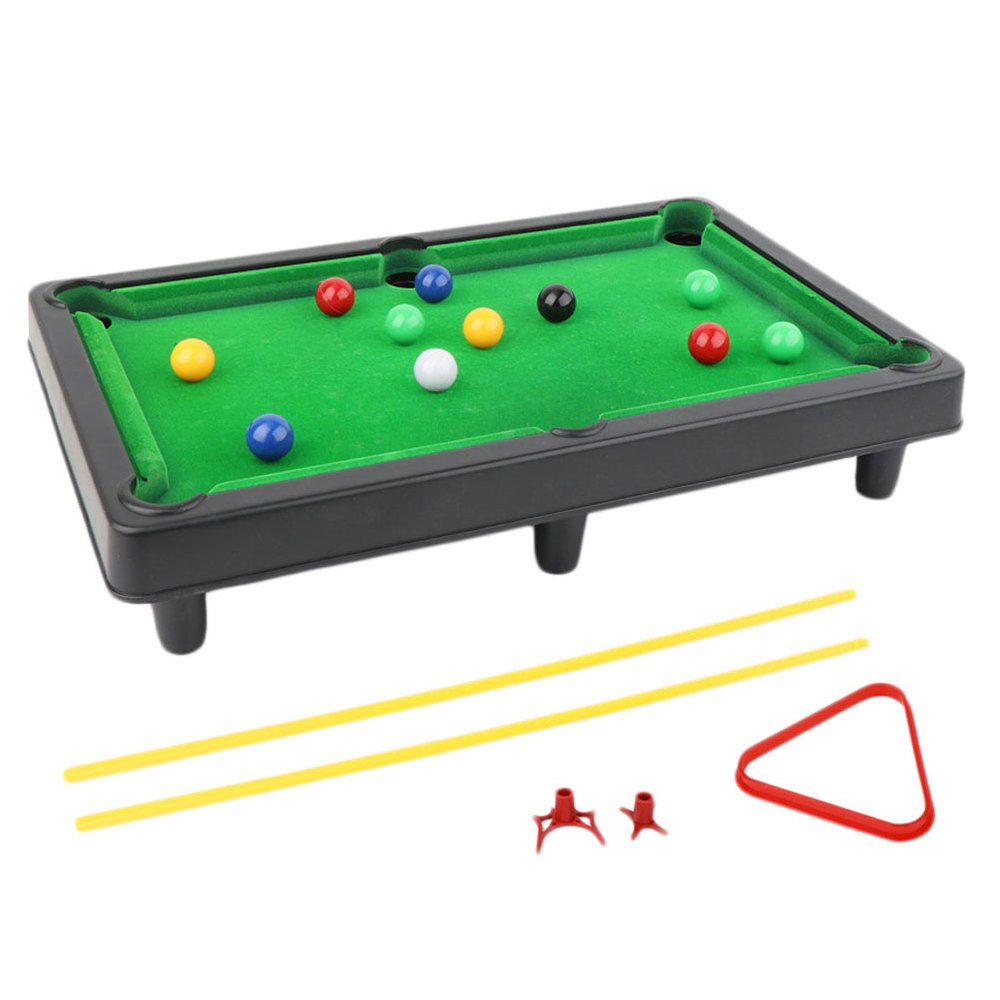 1 Set Mini Billiards Safe Funny Durable Tabletop Billiards Billiards Game Set for Kids Friends: Default Title