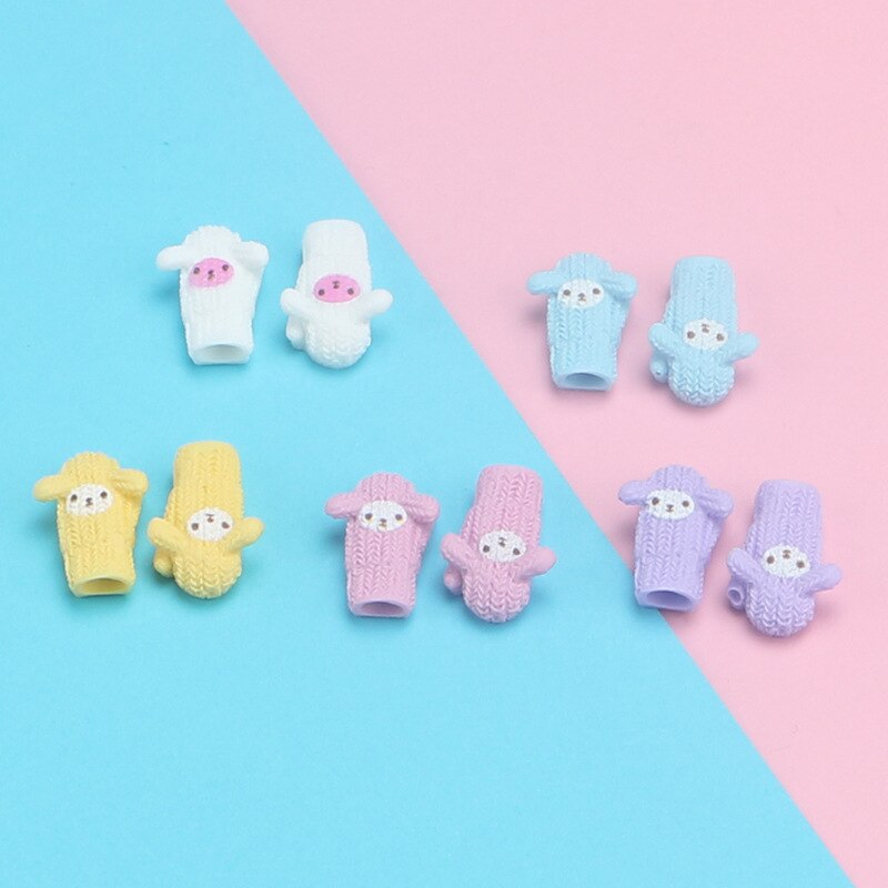 Gants en tricot pour maison de poupée, 20 pièces, Simulation, Miniature, maison de poupée, jeu, cuisine, étui de téléphone, accessoires pour cheveux, bricolage artisanat Scrapbook