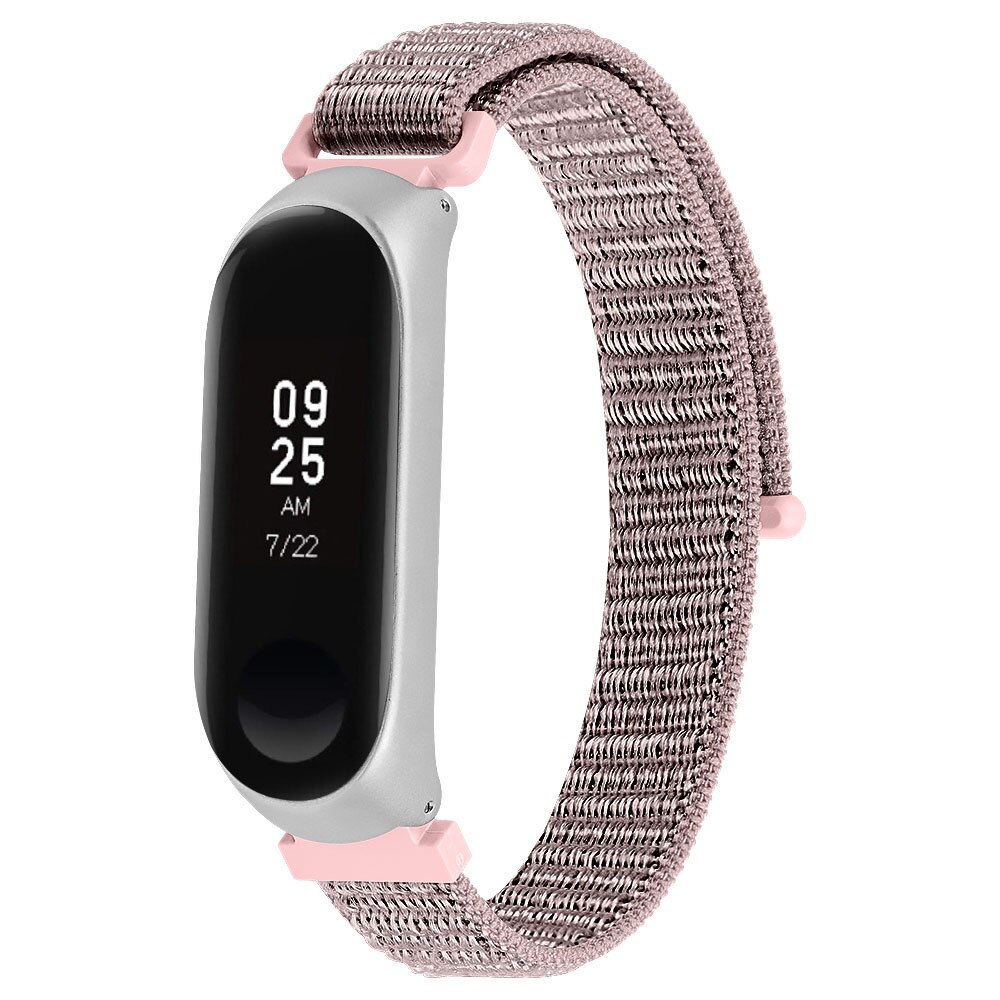 Sport Woven nylon wrist strap For Xiaomi mi band 3/4 breathable leisure bracelet Replacement For Mi Band 3 4 Smart watches band: B