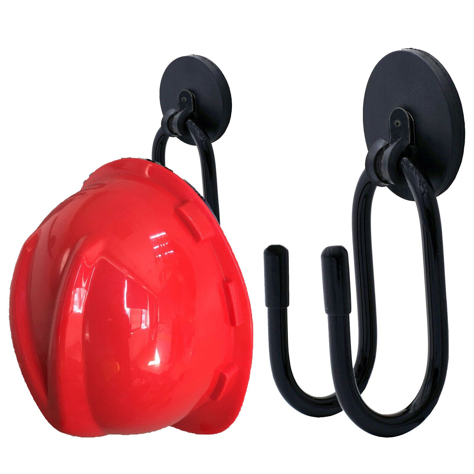 2x Magnetic Hard Hat Holder Work Cap Safety Storage Safety Helmet Hanger Bracket