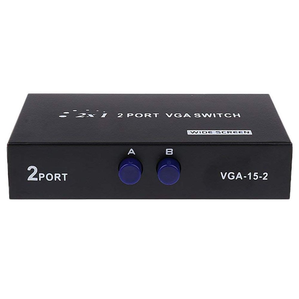 2 Poort Vga Monitor Schakelaar Monitor Switch Vga Switch Vga Splitter-Scll