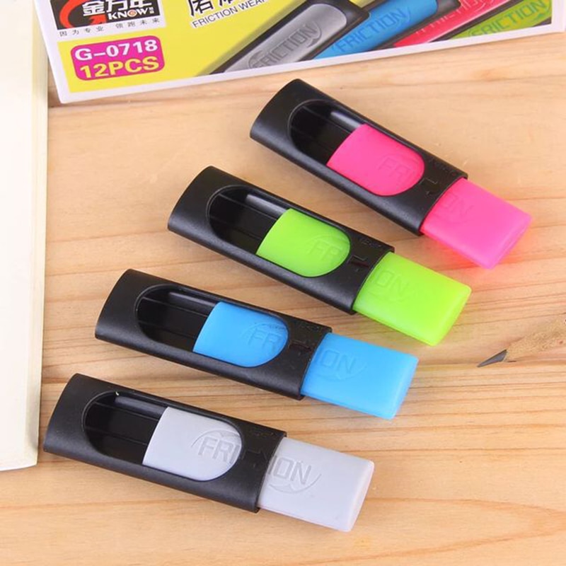 Inkt Gum Wrijving 50mm * 20mm Rubber Gum Creatieve Briefpapier Kids School Supplies Voor Uitwisbare Gel Bal pen Alleen