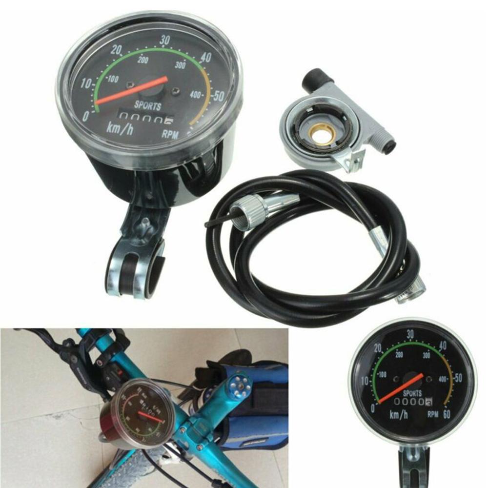 Waterdichte Fiets Snelheidsmeter Analoge Mechanische Kilometerteller Met Hardware Voorzien Voor Algemene 26/28/29/27.5 Inch Fiets