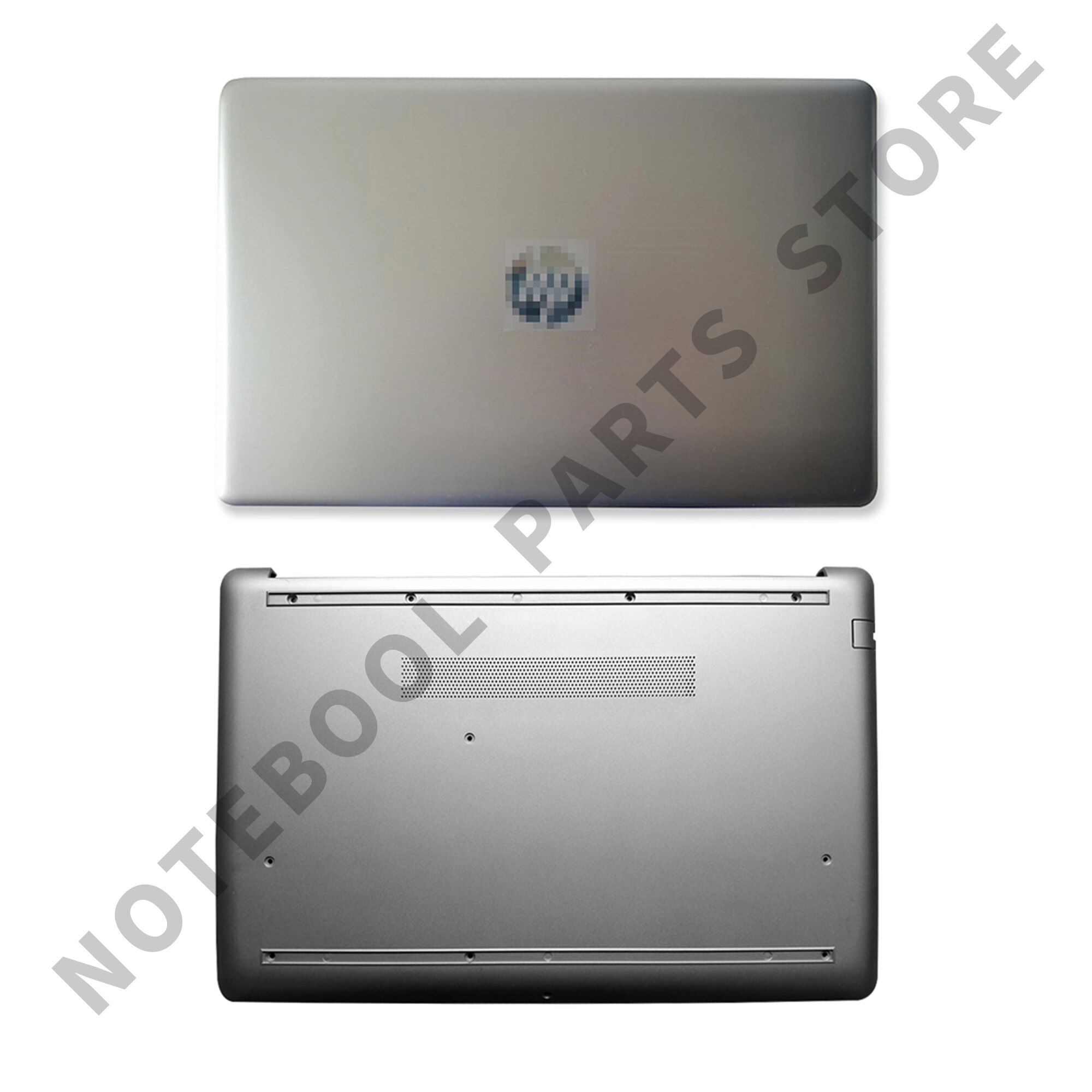 Laptop Lcd Back Cover/Front Bezel/Scharnieren/Palmrest/Bottom Case Voor Hp 15-DA 15-DB 250 g7 255 G7 Top Case Zilver: AD Cover-1