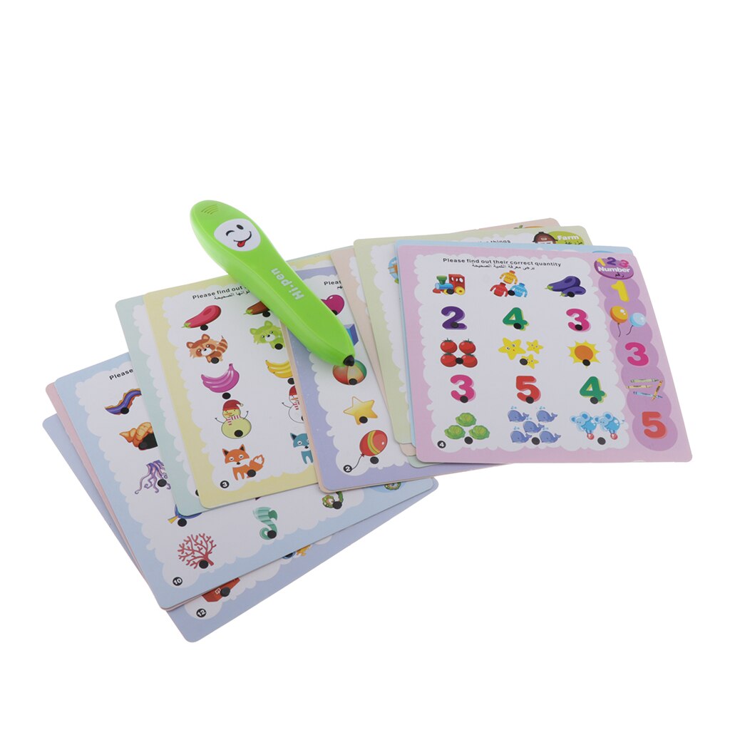 Early Childhood Cognitive Learning Intelligent Pen Learning Cards