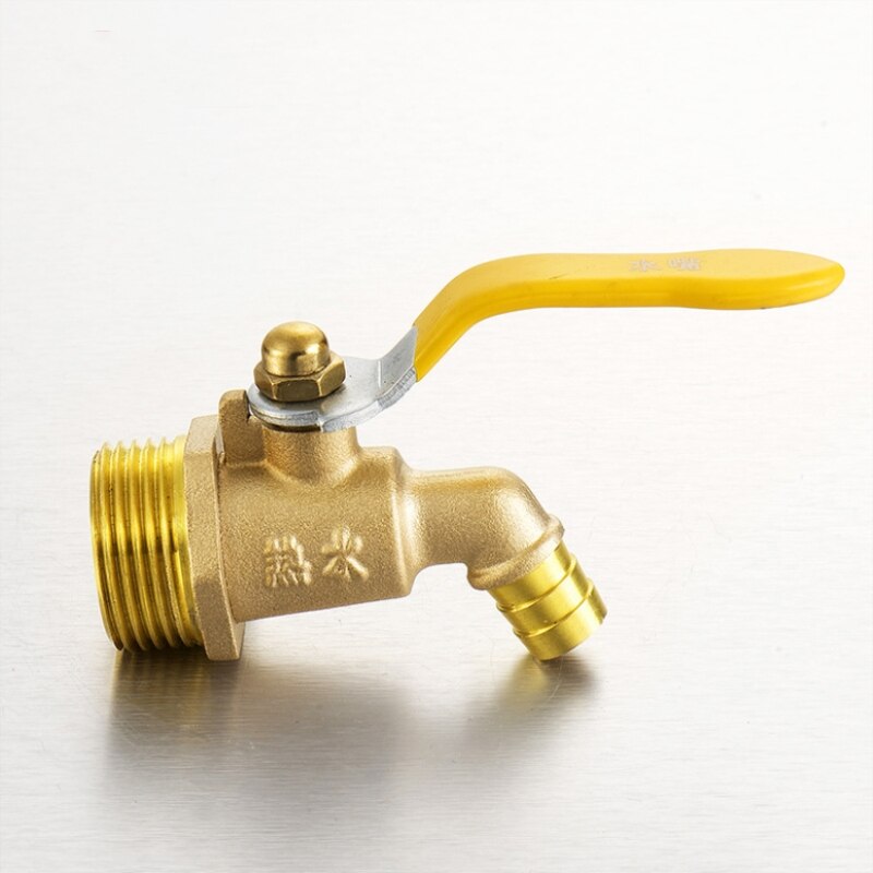 Messing Water Nozzle Draad DN15/DN20 Dubbele Warm en Koud Water Snel water Bibcocks Kraan Accessoires