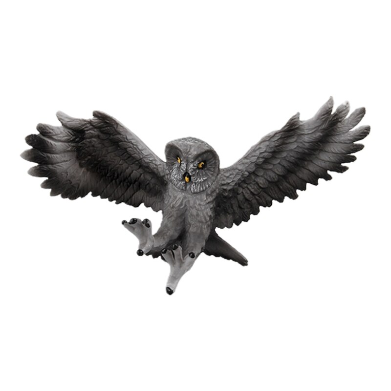 Simulated Bald Eagle Owl Model Realistic Bird Figurines Action Figure Collection L41D: 220