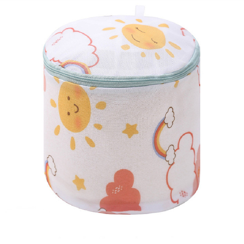 Cartoon Wasgoed Waszak Ondergoed Beha Wassen Zakken Reizen Draagbare Organizador Opvouwbare Waszak Gaas Afdrukken Wassen Kits