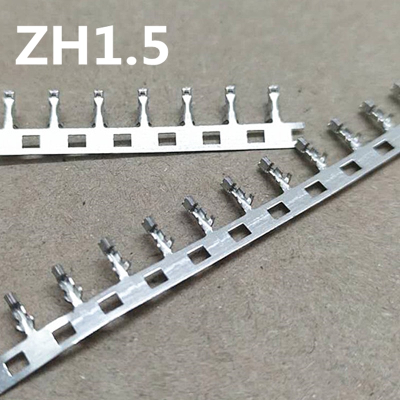 100pcs ZH 1.5mm Female Crimp Reed Pin Connector Terminal 1.5 Pitch ZH1.5