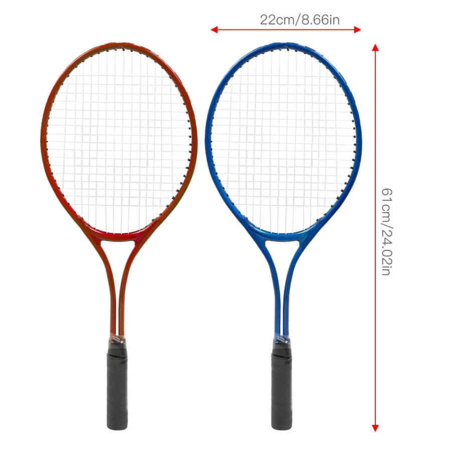 24 Inch Kinderen Tennisracket Training Praktijk Racket Lichtgewicht Kids Racket met Bal en Draagtas