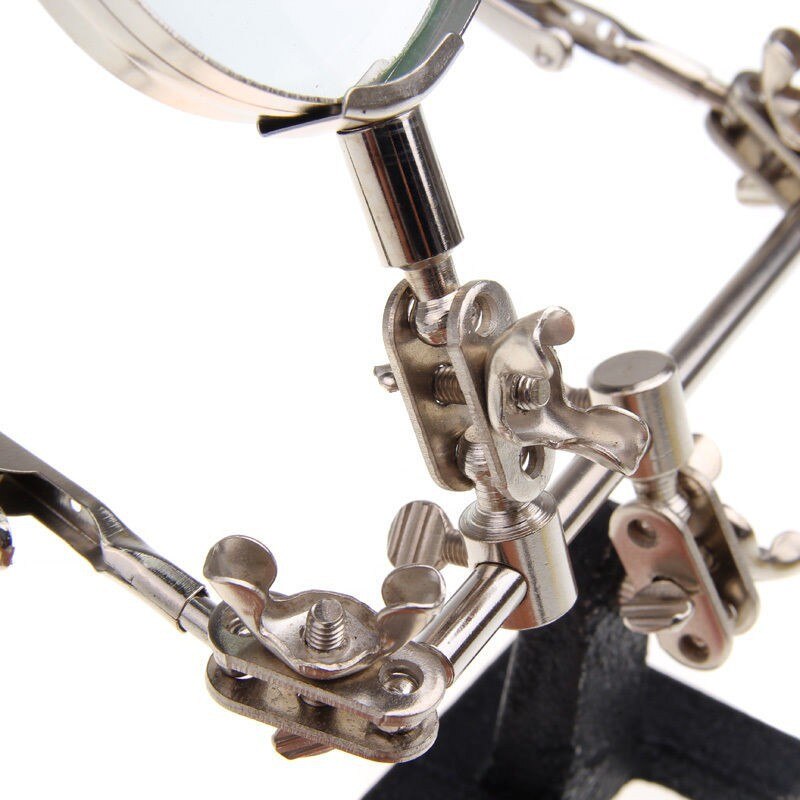 Goods 3 In 1 Welding Magnifying Glass Auxiliary Clip Magnifier Soldering Solder Iron Stand Holder Station Repair Tool