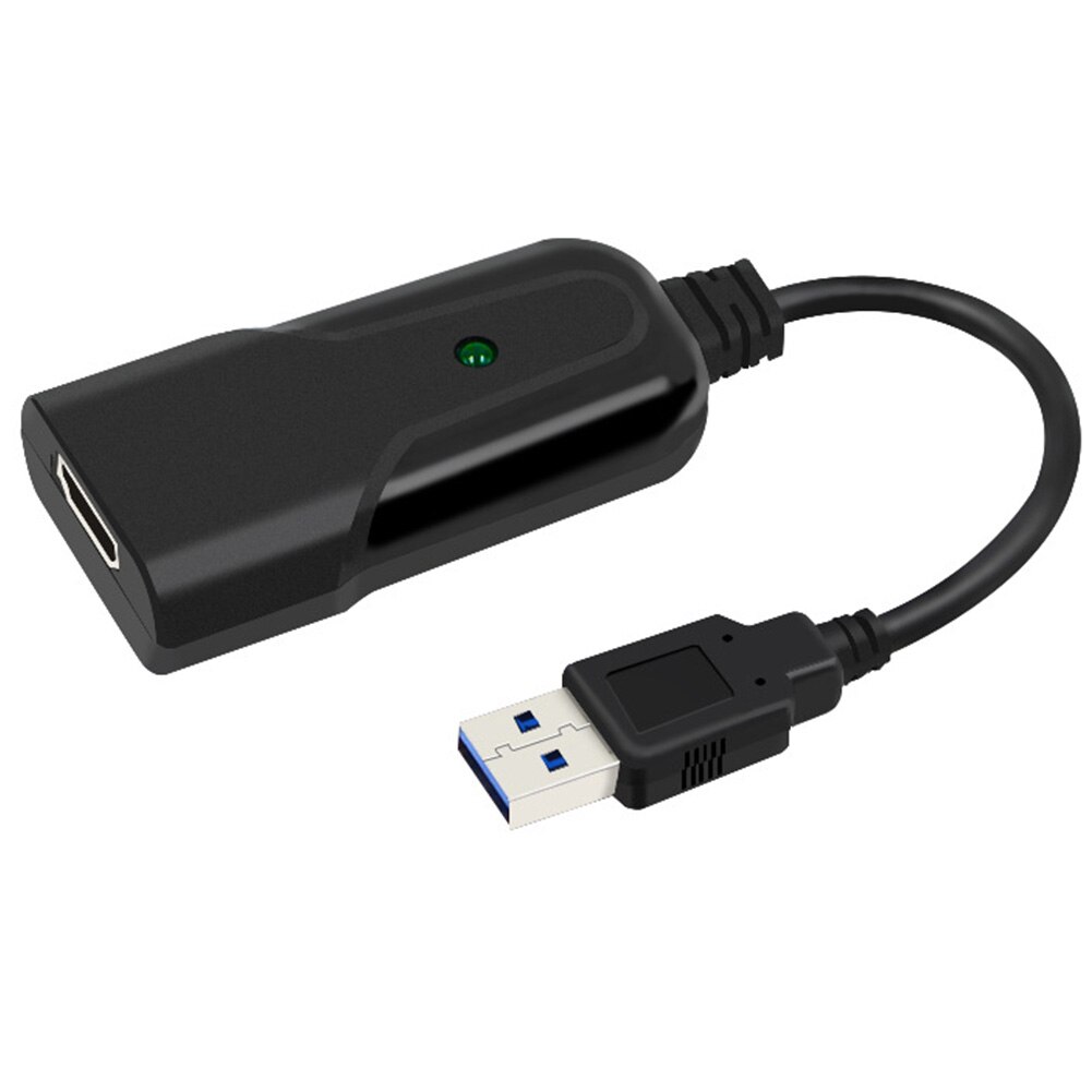 Portable UVC Home Office Mini Adapter Video Card 1080P 60fps For Computer USB To for HD Plug And Play Plastic