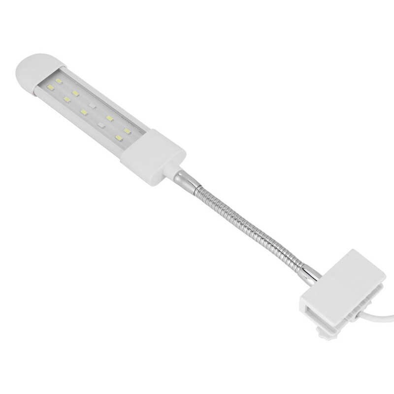 Home Aquarium Small Fish Tank Mini Aquarium fish tank Fish Tank Clip on Light Aquarium Clamp Lamp with White and Blue Light