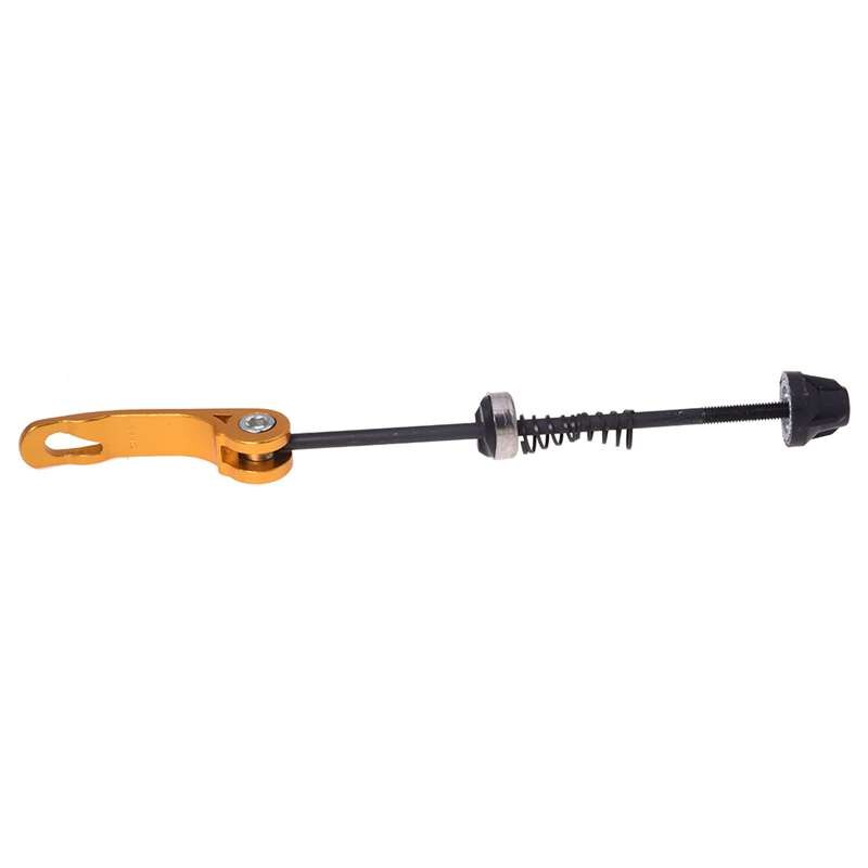 Pair MTB Bike Wheel Skewer Quick Release QR Front Rear Axle Yellow