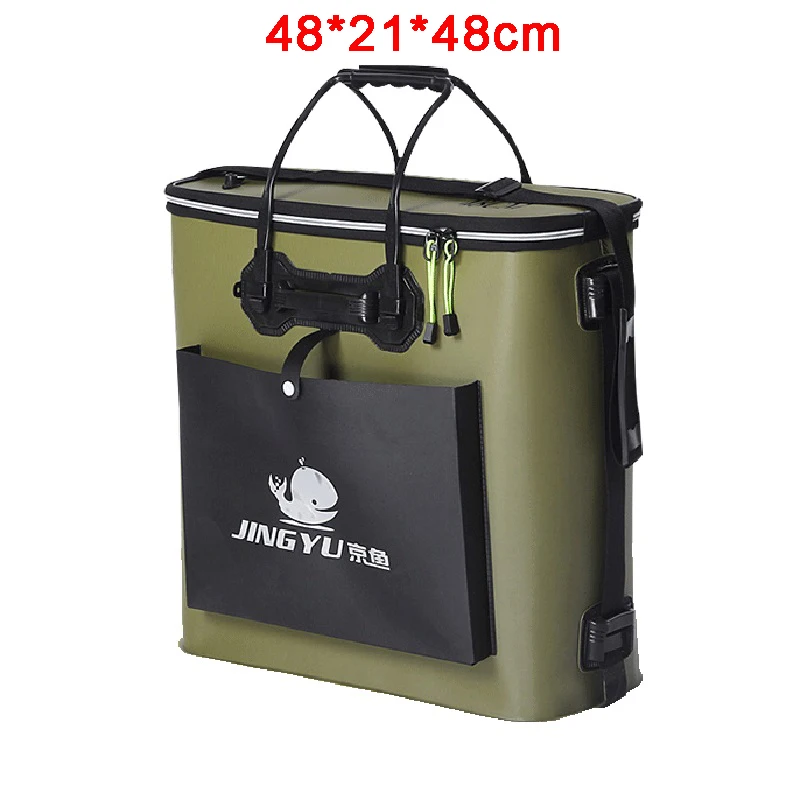 Draagbare Vissen Tas Water Emmer Opslag Dozen Inklapbare Dikker Live Aquarium Water Emmer Outdoor Camping Visgerei