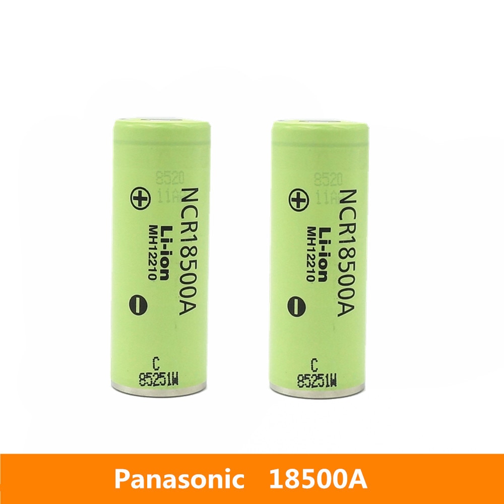 2 stk 3.7v 18500 2040 mah original til panasonic ncr 18500a 3.6v batteri for lommelykt lommelykt ect