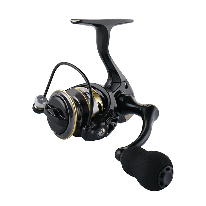 Mini carrete de pesca en hielo de Metal para invierno, carretes giratorios pequeños, rueda de pesca de carpa, accesorios para peces, engranaje de agua salada Summer y Centron Peso ligero Ultra suave Potente para pesca