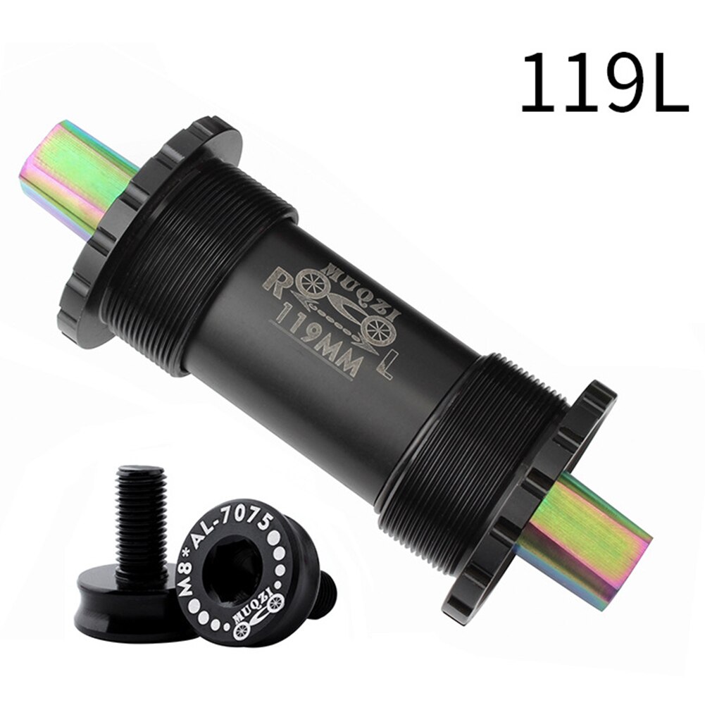 Titanium Alloy Bike Bottom Bracket 103/107/110/113/119/122mm Mountain Bike Road Bike Bottom Bracket Bicycle Parts