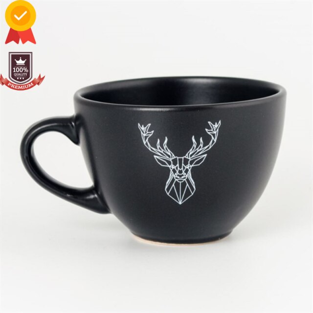 Bro Mug Coffee Cups Stranger Things Mugs Funny Tea Set Mugs For Tea Beautiful Drinking Glasses Drinkware March 8th: Deer Black Cup