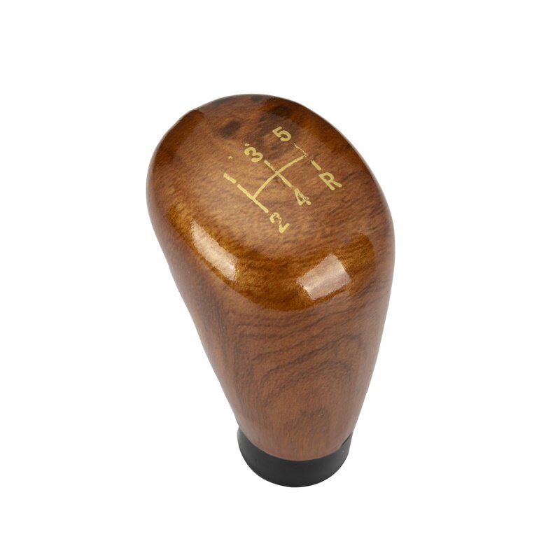 Universal Gear Shift Knob 5 Speed Gear Shift Knob Imitation Carbon Fiber/Wooden Manual Gear Shift Knob Car Gear Handle Knob: Imitation Mahogany