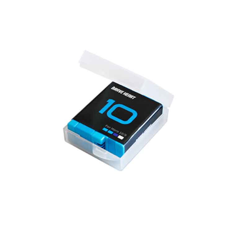 Boîtier de chargement de batterie GoPro 10 9, 3 voies, boîte de rangement de batterie 1980mAh, pour Go pro Hero 9 10, accessoires: 1battery