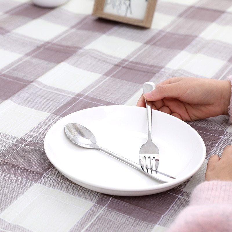 Verdikte Pvc Wegwerp Tafelkleed Waterdicht Salontafel Tafelkleed Ronde Tafel Woonkamer Vierkante Eetkamer Eva Mat