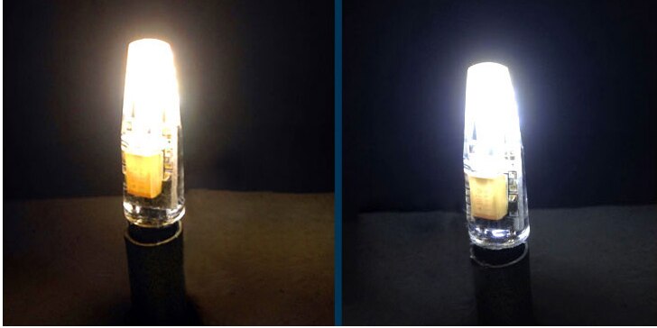 5 stk led lampe  g4 cob 12v led pærer 3w 6w ac12v led  g4 cob lampe udskiftning til krystal led pære spotlight varm kold hvid